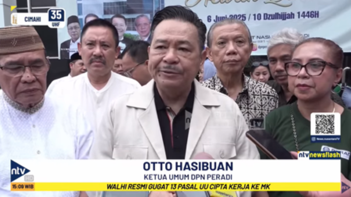 Ketua Umum DPN Peradi Otto Hasibuan 