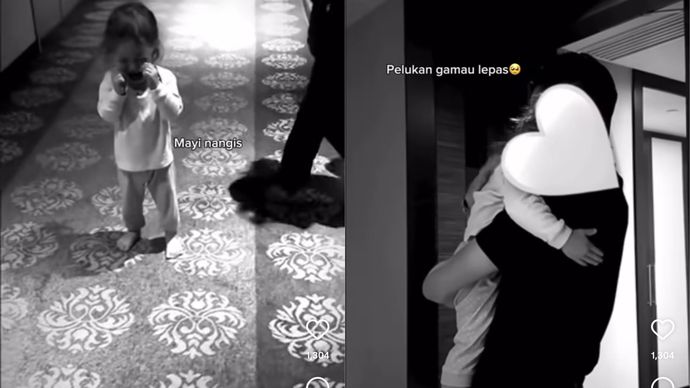 Kamari Dipeluk Justin