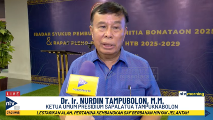 Ketua Umum Presidium Sapalatua Tampuk Nabolon Dr. Ir. Nurdin Tampubolon, M.M