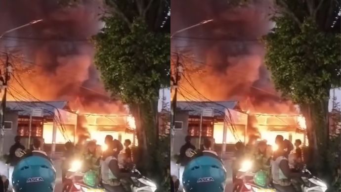 Kebakaran hantam bengkel mobil di Bogor. Saat ini sebanyak tiga unit dan 15 personel pemadam kebakaran sudah berada di lokasi untuk memadamkan api.