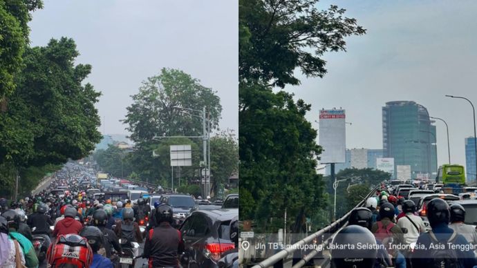 JL. TB Simatupang Macet