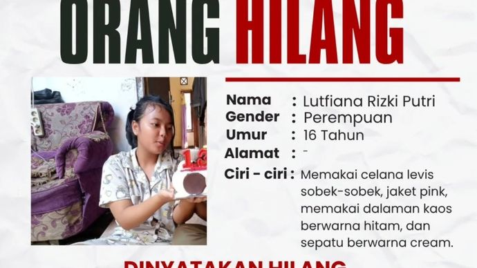 Gadis remaja di Bogor yang dilaporkan hilang. (Instagram) 