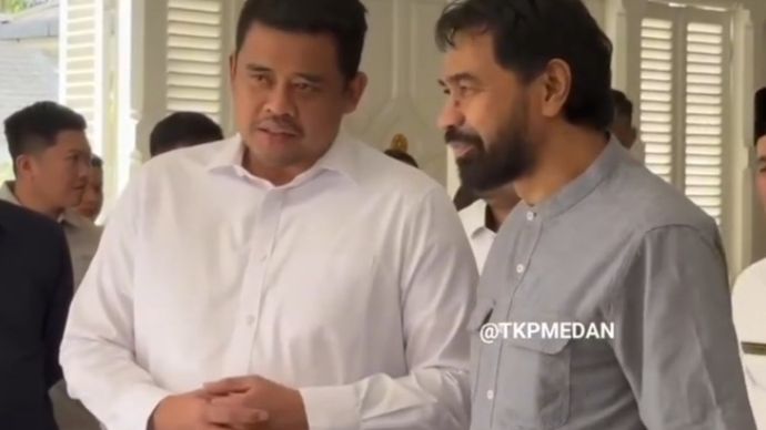 Bobby Nasution dan Muzakir Manaf atau Mualem. (Instagram) 