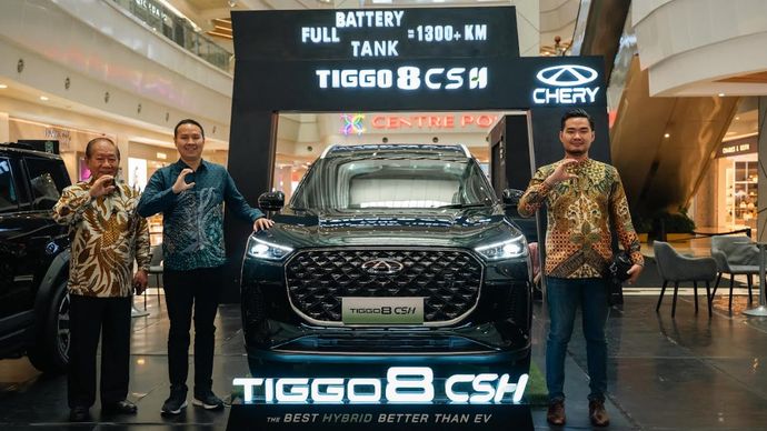 PT Chery Sales Indonesia (CSI) meluncurkan Chery TIGGO 8 CSH di Medan dengan harga istimewa. (Foto: Istimewa/CSI)
