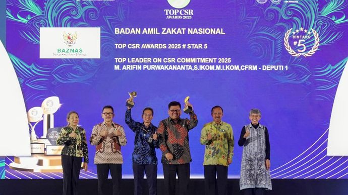 BAZNAS Raih CSR Awards 2025.