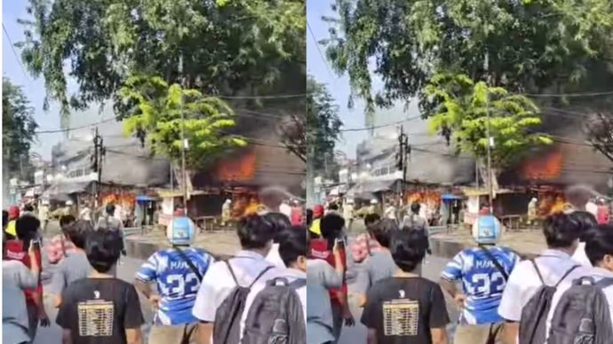 Kebakaran bangunan di Kayu putih, pulogadung, Hingga saat ini, sebanyak 15 unit dan 75 personel masih berjibaku di TKP untuk memadamkan api.