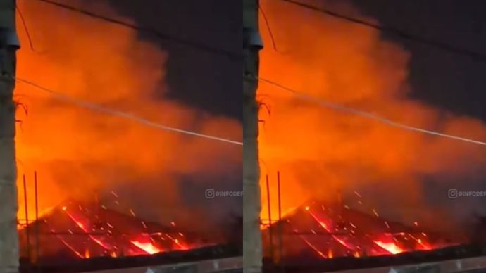 rumah warga Jatijajar kebakaran