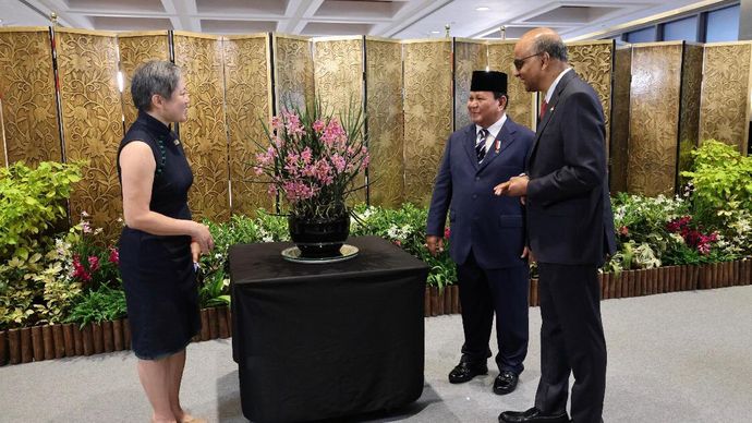 Presiden Prabowo Beri Nama Anggrek &ldquo;Paraphalante Dora Sigar Soemitro&rdquo; dalam Kunjungan Kenegaraan di Singapura