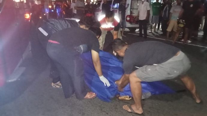 Penumpang bus terlindas di Wonogiri