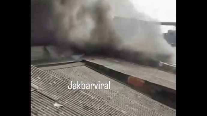 Kebakaran di Jatipulo, Palmerah, Jakarta Barat. 
