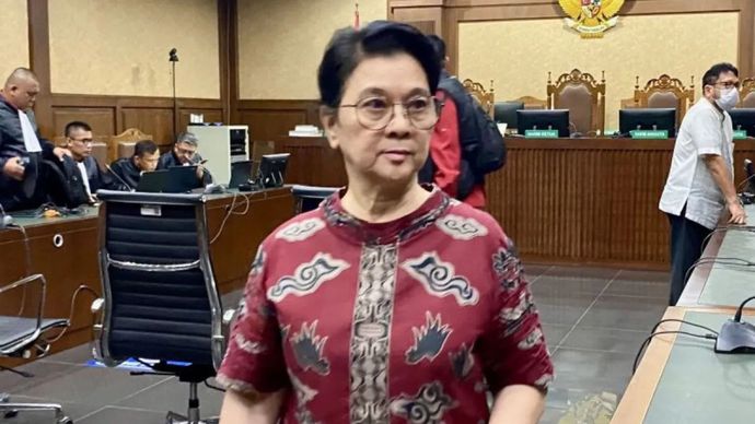 Pada hari Rabu, 18 Juni 2025, terdakwa Lisa Rachmat keluar dari ruang sidang setelah mendengarkan keputusan majelis hakim di Pengadilan Tindak Pidana Korupsi di Pengadilan Negeri Jakarta Pusat.