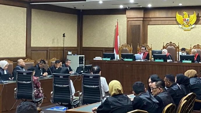 Sidang pembacaan putusan terhadap mantan pejabat Mahkamah Agung Zarof Ricar di Pengadilan Tindak Pidana Korupsi pada Pengadilan Negeri Jakarta Pusat.