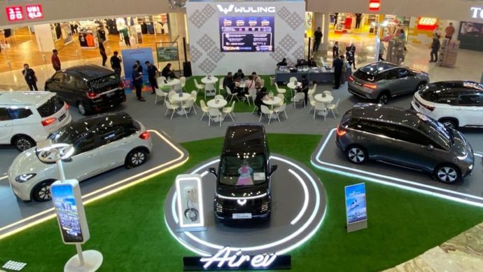 Wuling melanjutkan rangkaian pameran mall dalam rangka menyambut perayaan ulang tahun ke-8 ke Surabaya, Jawa Timur. (Foto: Istimewa/Wuling)