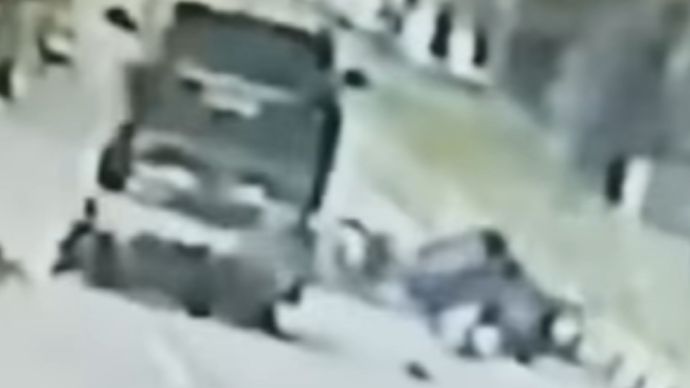 Kecelakaan bermotor di GDC Depok