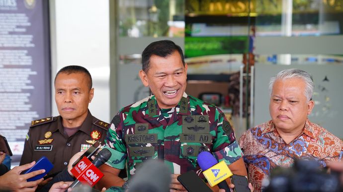 Kapuspen TNI Kunjungi Kejagung, Bahas Koordinasi Pengamanan dan Isu Terkini
