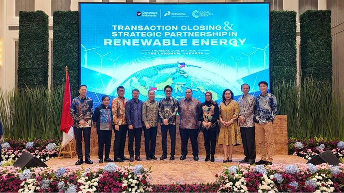 Pertamina New &amp; Renewable Energy (Pertamina NRE) and Citicore Renewable Energy Corporation (CREC), Perusahaan energi terbarukan asal Filipina, menandatangani share subscription agreement.