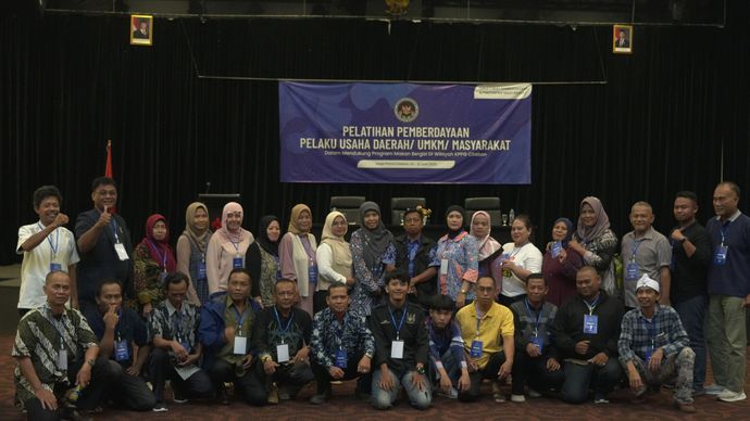 Kegiatan sosialisasi PPM Badan Gizi Nasional di Cirebon.