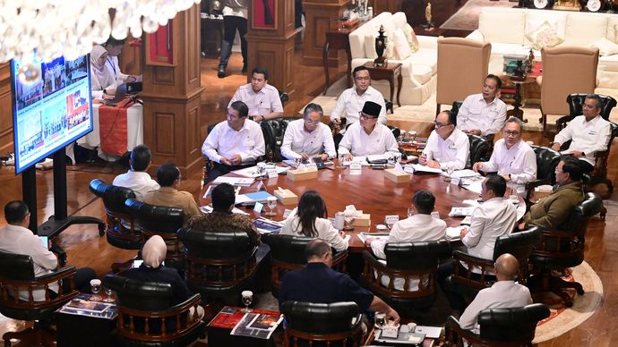 Presiden Prabowo Subianto kembali menggelar rapat terbatas 