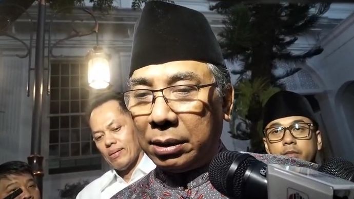 Ketua Umum Pengurus Besar Nahdlatul Ulama (PBNU) Yahya Cholil Staquf 
