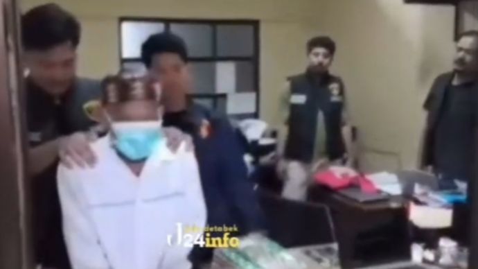Kakek pelaku pencabulan bocah di Pandeglang. 