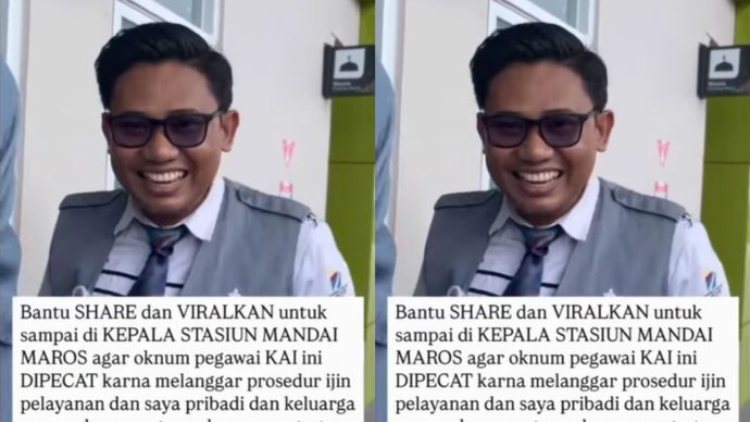 Petugas Kereta Api Sulsel