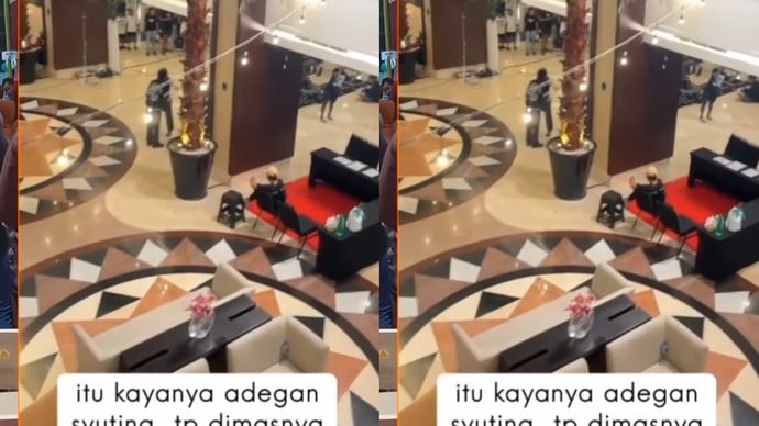 video saat Dimas Anggara tampar Keisha