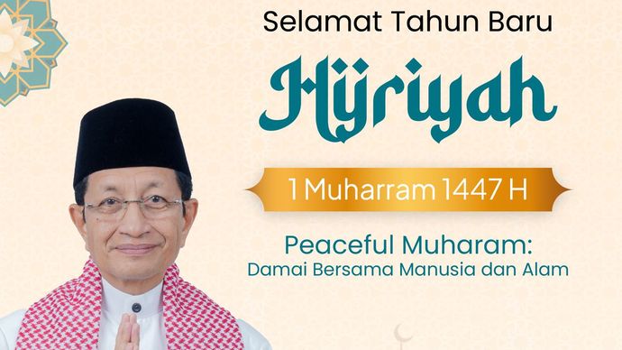 Umat Islam akan memperingati Tahun Baru 1447 Hijriah yang bertepatan dengan 27 Juni 2025. Menteri Agama Nasaruddin Umar mengucapkan Selamat Tahun Baru 1447 Hijriah kepada seluruh umat Islam.
