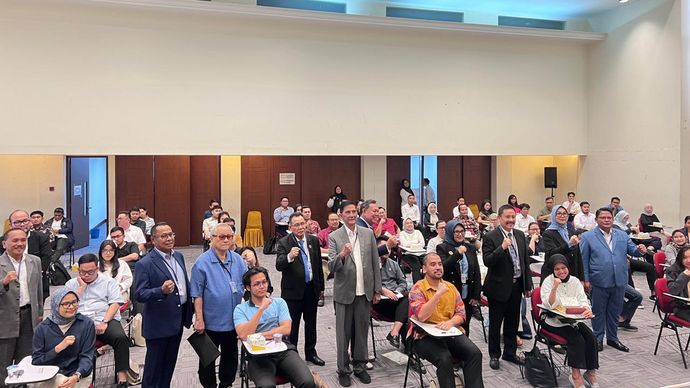 Penyelenggaraan UPA Peradi 2025 di salah satu ruang kampus Universitas Tarumanegara. 