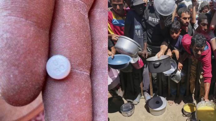 Israel diduga mencampur narkoba jenis adiktif seperti Oxycodone ke dalam kantong tepung bantuan gaza