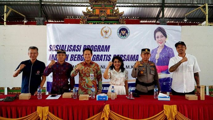 Kegiatan sosialisasi program MBG di Buleleng, Bali.