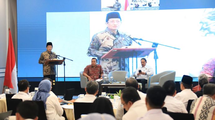 Menteri Agama Nasaruddin Umar menyampaikan apresiasi terhadap keberadaan Komisi Nasional Hak Asasi Manusia (Komnas HAM) sebagai mitra penting pemerintah dalam menyelesaikan persoalan-persoalan hak asasi manusia.