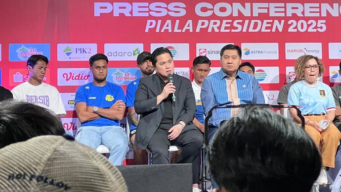 Ketua Umum PSSI Erick Thohir. 