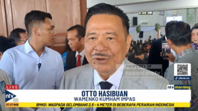 Wakil Menteri Koordinator Bidang Hukum, Hak Asasi Manusia, Imigrasi dan Pemasyarakatan Otto Hasibuan