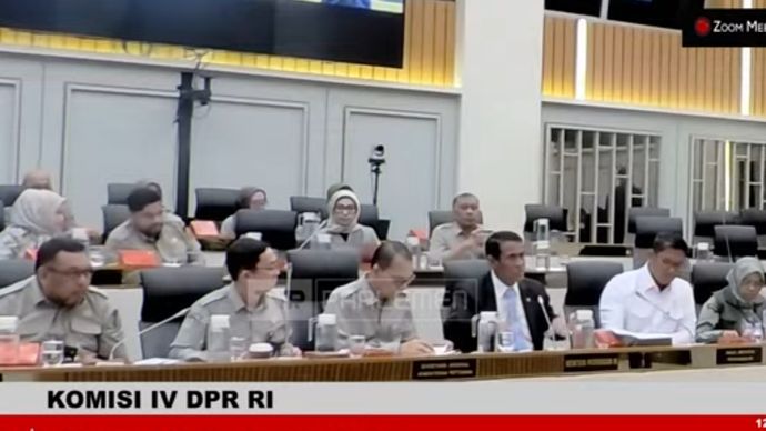 Rapat Menteri Pertanian Andi Amran Sulaiman dengan Komisi IV DPR RI. 