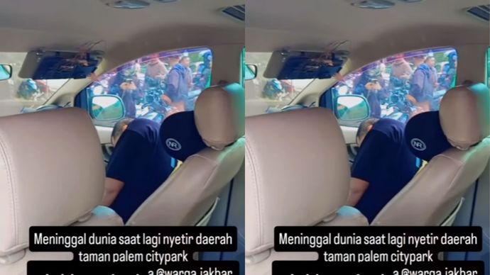 Seorang Pria Dikabarkan Meninggal Dunia saat sedang Nyetir di City Park Taman Palem, Senin(07/07) Plat Kendaraan B 2667 BBH