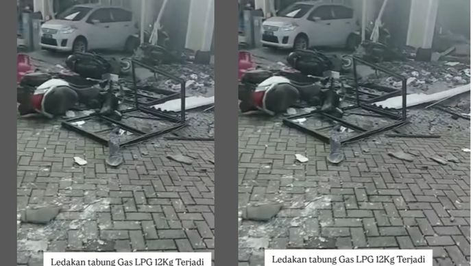 Tabung Gas 12 Kg meledak