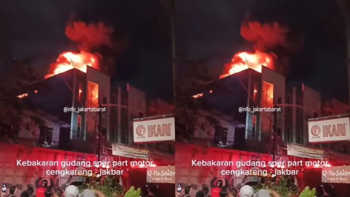 kebakaran ruko