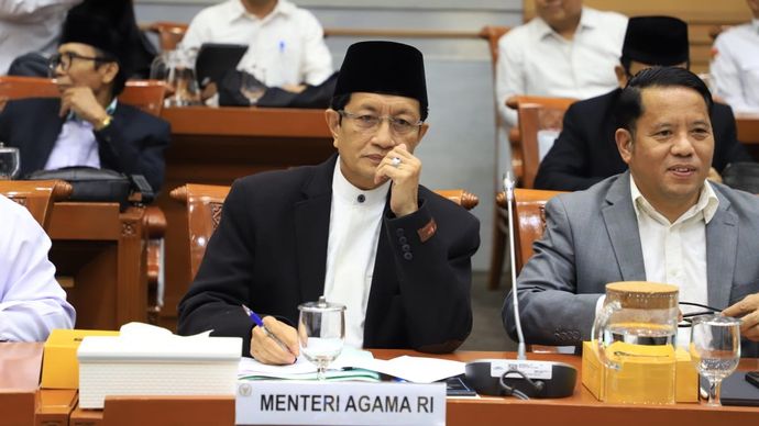 Menteri Agama, Nasaruddin Umar. (Foto: Isykariman Ismail)
