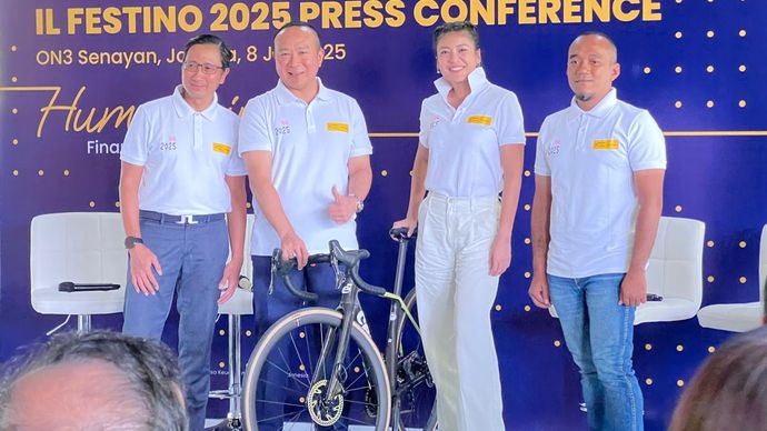 Balap sepeda internasional Maybank Cycling Series Il Festino 2025 Digelar. 