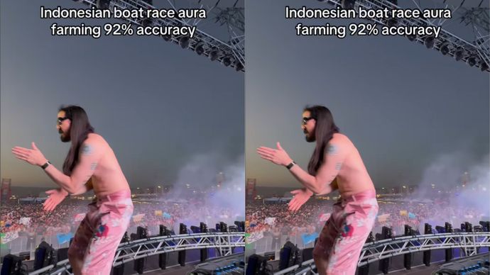 DJ Steve Aoki Ikut Tren Aura Farming