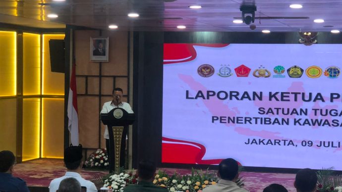 ketua pelaksana Satgas Penertiban Kawasan Hutan (PKH) Febrie Adriansyah