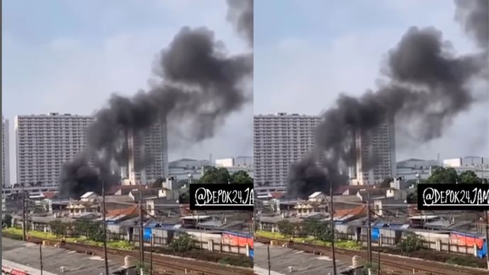 Kebakaran hantam rumah rumah warga di Beji Depok