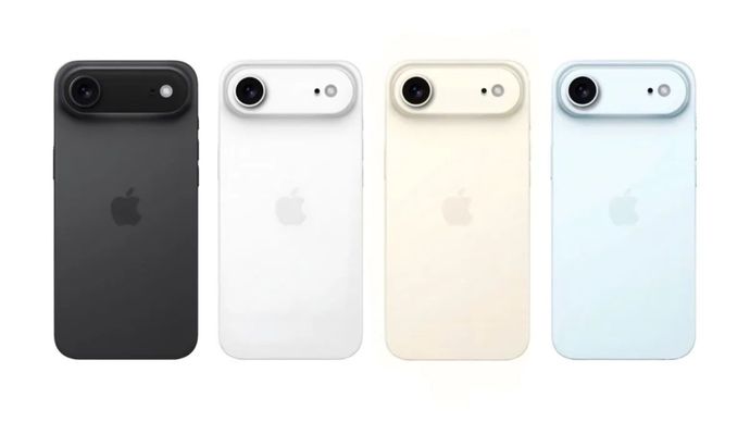 Empat perkiraan warna iPhone 17 Air.
