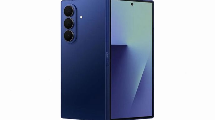 Tampilan Samsung Galaxy Z Fold7 warna Blue Shadow. (Foto: ANTARA/HO Samsung Indonesia)