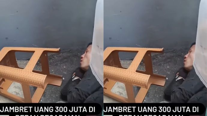 penjambret di depok