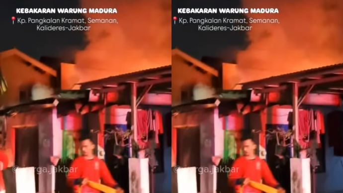 Kebakaran melanda rumah dan toko di Kalideres