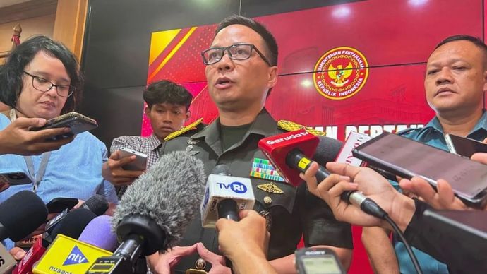 Kepala Biro Informasi Pertahanan (Karo Infohan) Sekretariat Jenderal Kemhan, Brigjen TNI Frega Ferdinand Wenas Inkiriwang