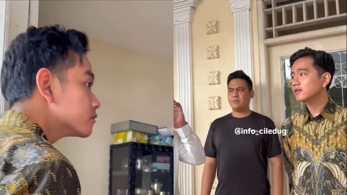 Gibran Tinjau Banjir di Tangerang