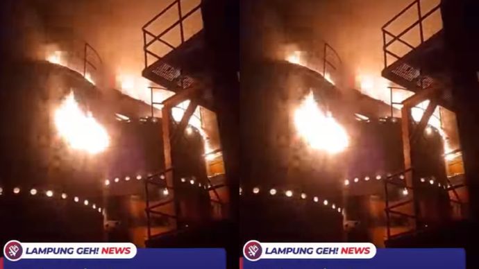  Telah terjadi kebakaran di Gudang Aman Jaya yang berada di Jalan Ir Sutami, Sukabumi, Bandar Lampung, Minggu (13/7) sekitar pukul 00.20 WIB.