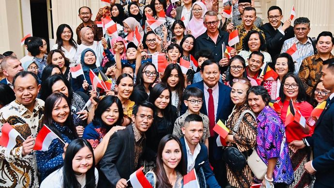 Prabowo Sapa Diaspora Indonesia di Brussel dalam Suasana Hangat dan Penuh Harapan